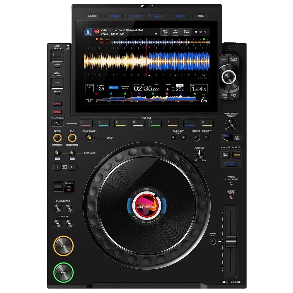Pioneer DJ CDJ-3000X Reproductor DJ Profesional Negro - Variante - Vista alternativa en LEMM DJ Store