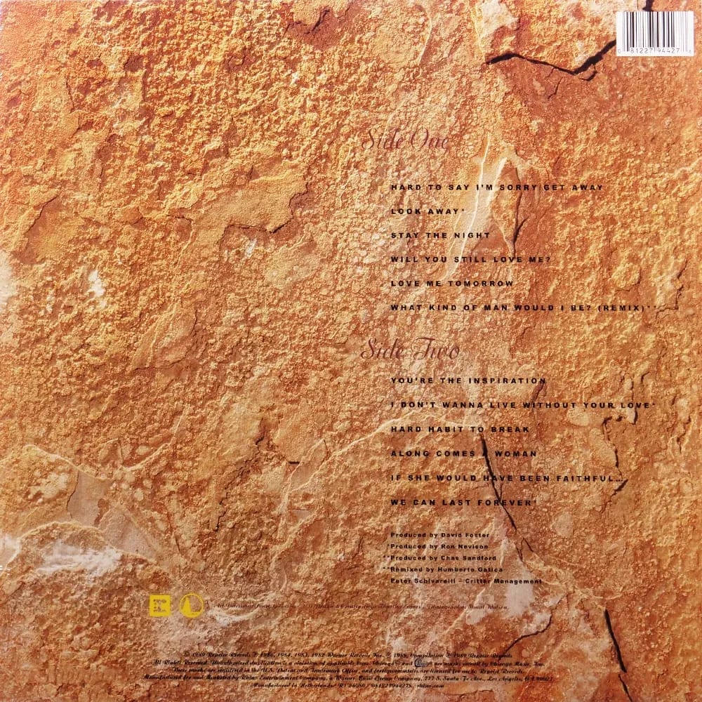 Chicago - Greatest Hits 1982-1989 (Vinilo LP nuevo) - Variante - Vista alternativa en LEMM DJ Store