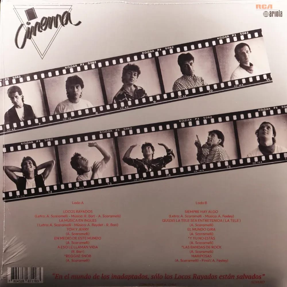 Cinema – Locos Rayados (Vinilo LP nuevo) - Variante - Vista alternativa en LEMM DJ Store