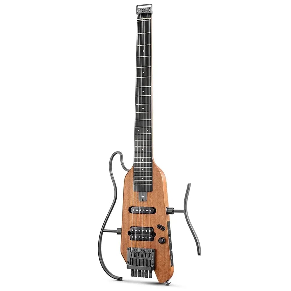 Donner HUSH X – Guitarra Eléctrica Headless Portátil - Sunburst - Vista alternativa en LEMM DJ Store