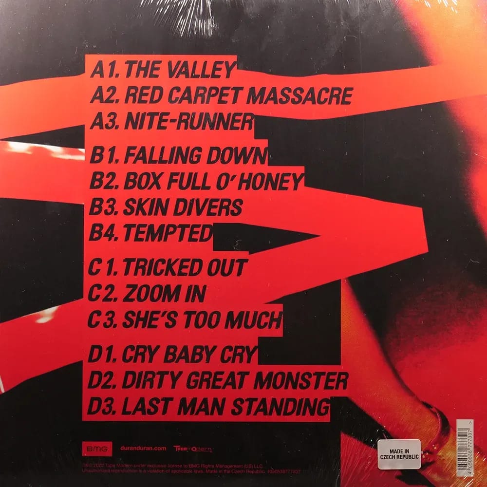 Duran Duran – Red Carpet Massacre (Vinilo 2LP Rojo) - Variante - Vista alternativa en LEMM DJ Store