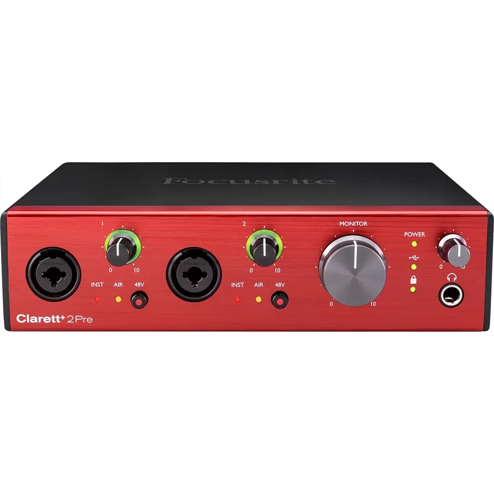 Focusrite Clarett+ 2Pre USB-C Interfaz de Audio - Variante - Vista alternativa en LEMM DJ Store