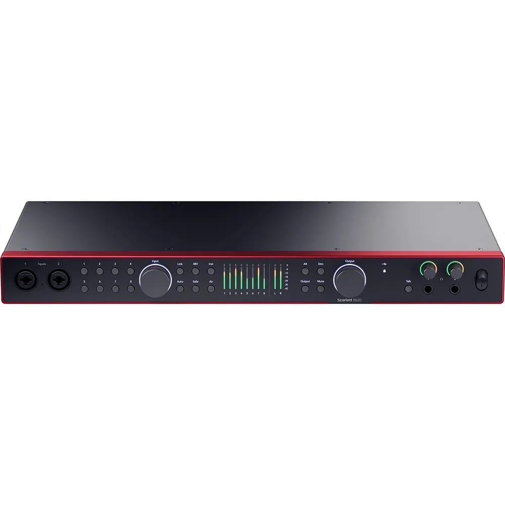 Focusrite Scarlett 18i20 4ta Generación — Interfaz de Audio USB-C 18 Entradas / 20 Salidas - Variante - Vista alternativa en 