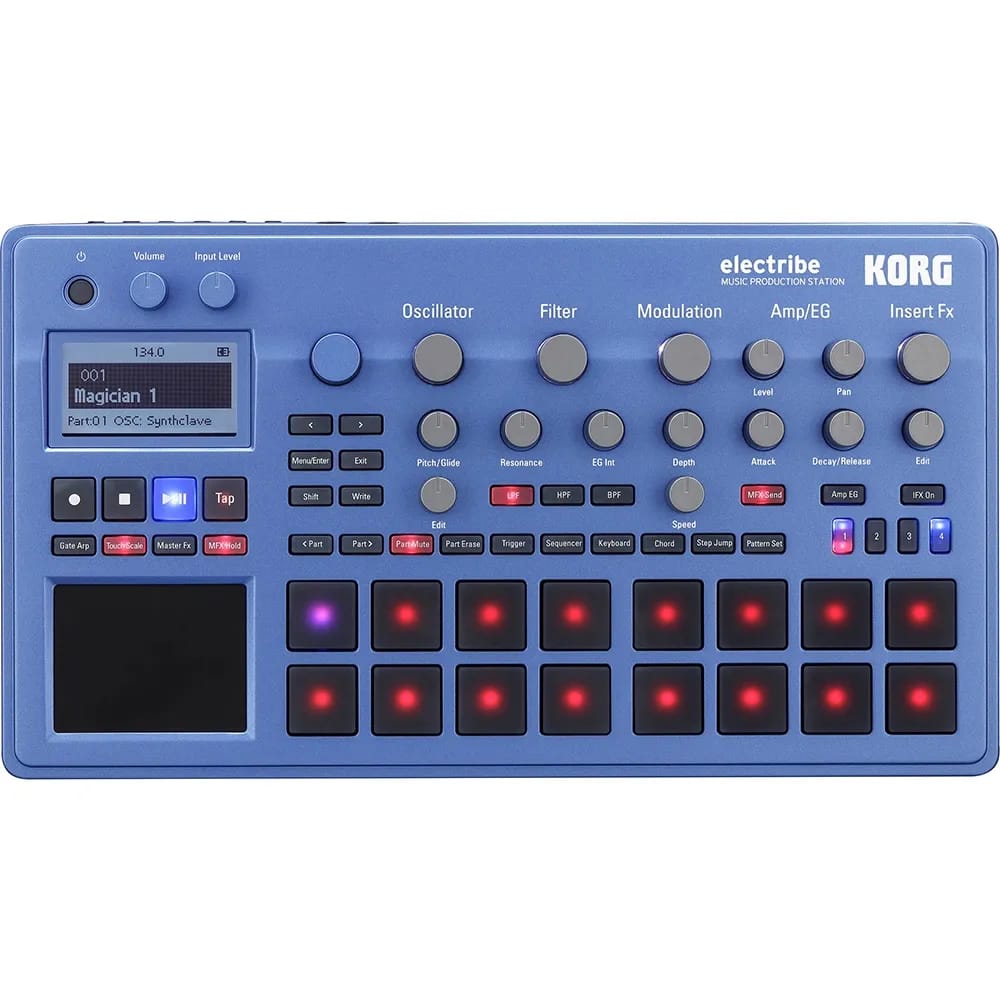 Korg Electribe2 BL – Estación de Producción Musical con Síntesis y Secuenciador - Variante - Vista alternativa en LEMM DJ Sto