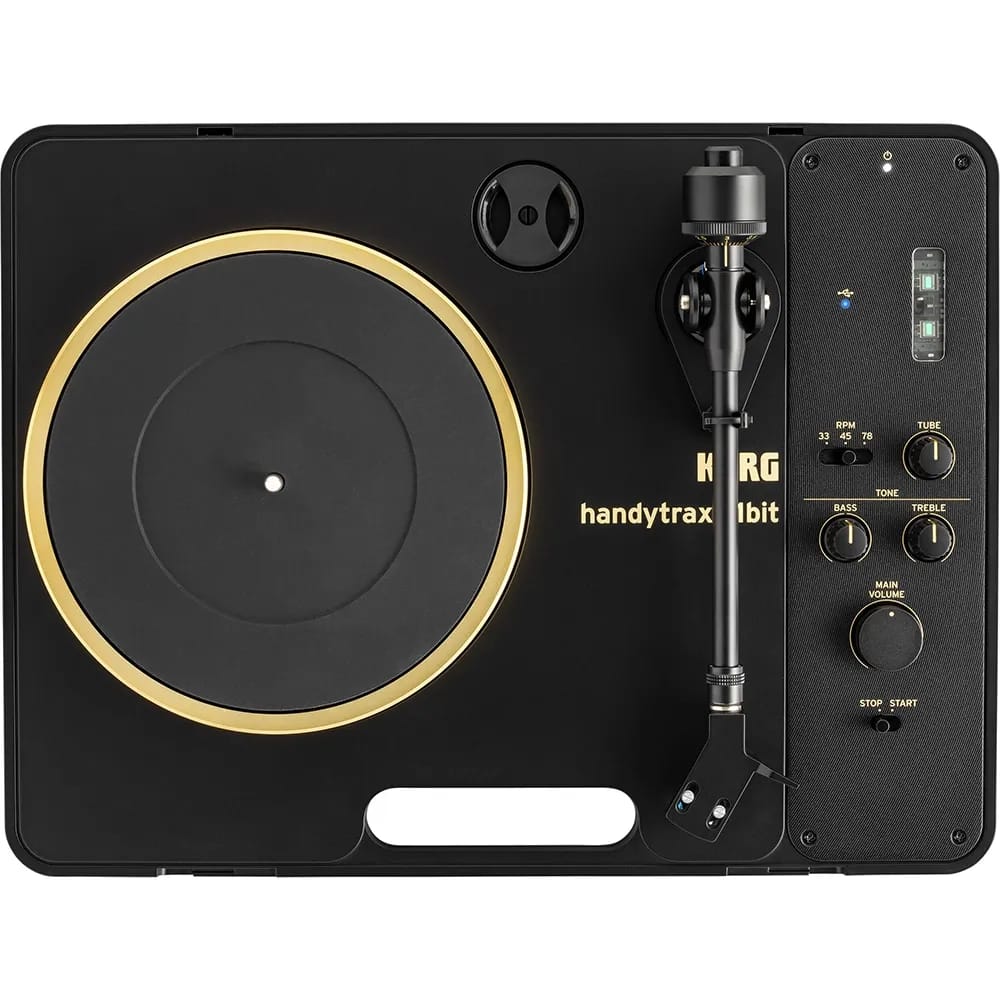 Korg Handytraxx 1bit – Tornamesa Portátil con Grabación DSD y Preamplificador Nutube - Variante - Vista alternativa en LEMM D