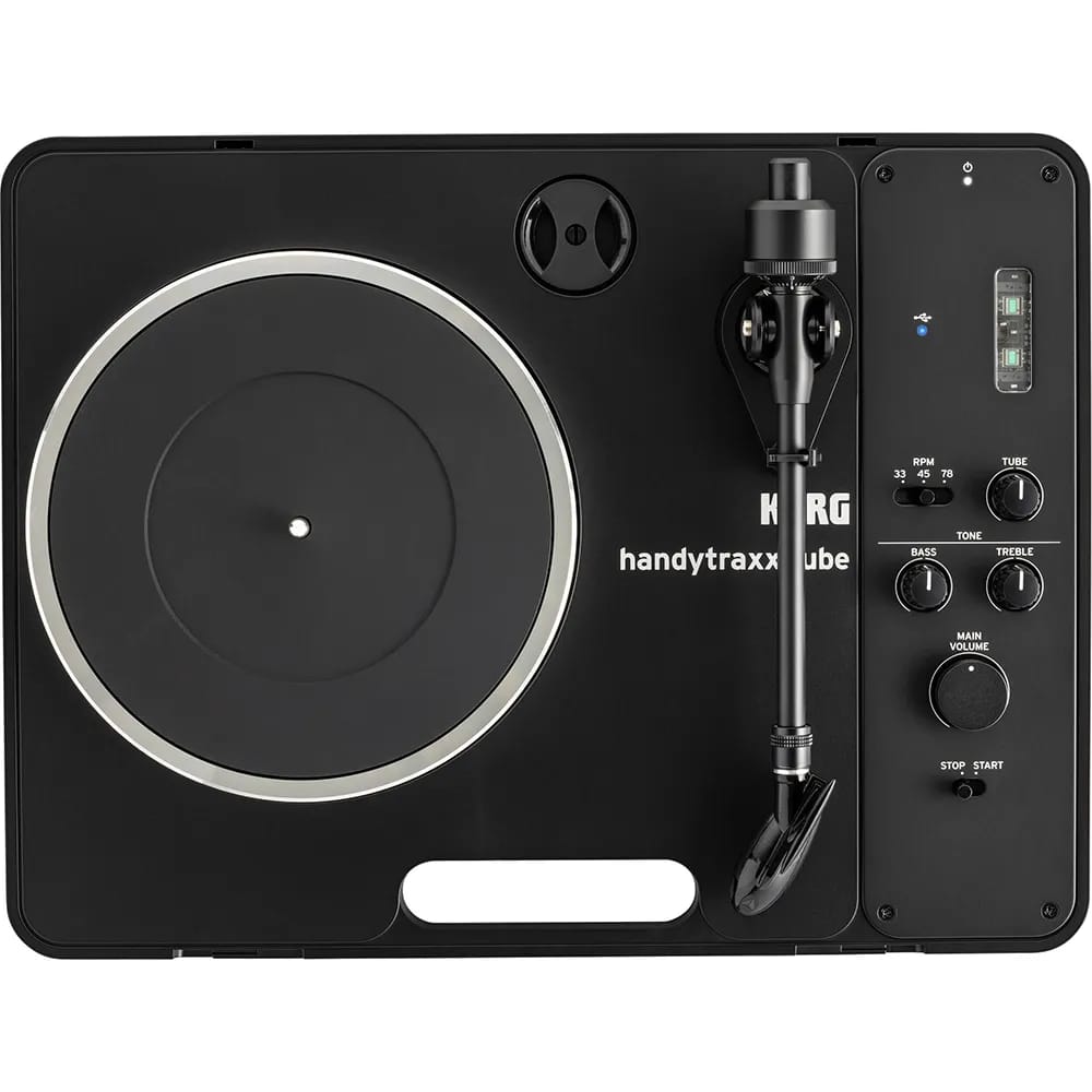Korg Handytraxx Tube J – Tornamesa Portátil con Nutube y Cápsula JICO Clipper MM - Variante - Vista alternativa en LEMM DJ St