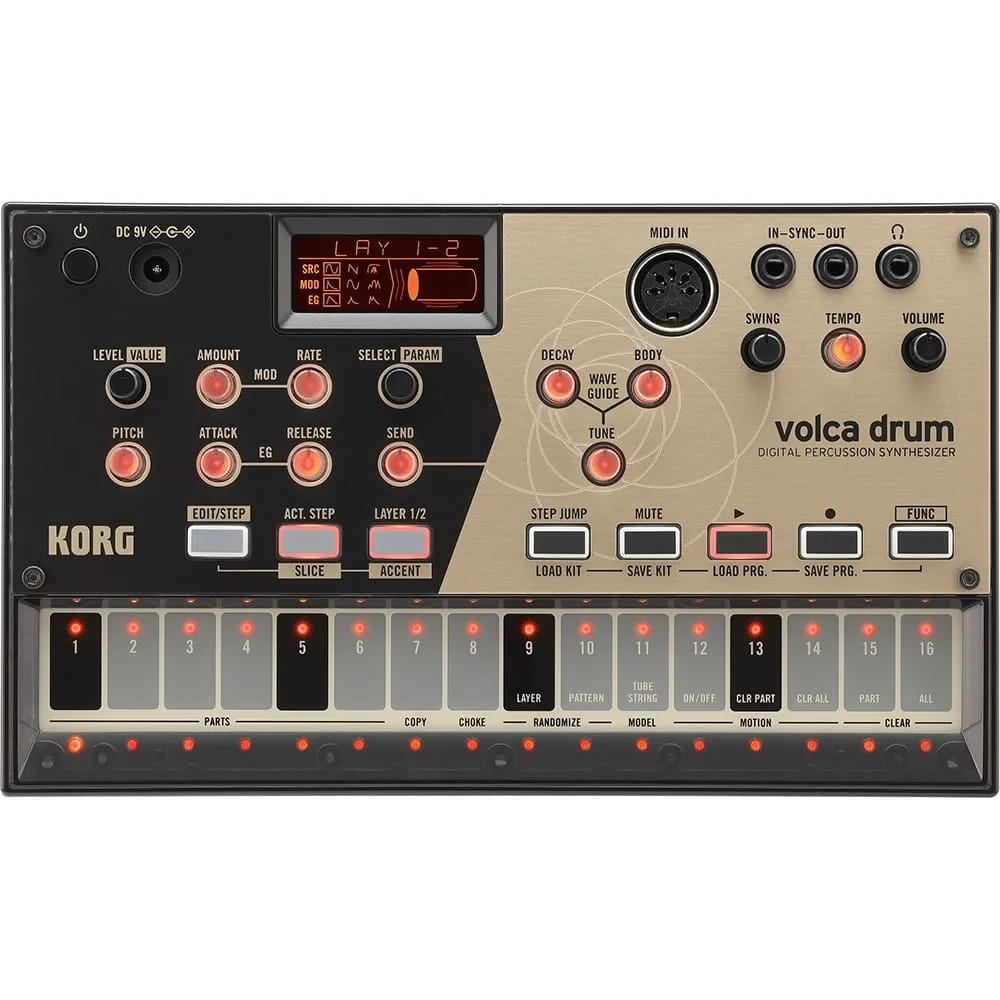 Korg Volca Drum – Sintetizador de Percusión Digital - Variante - Vista alternativa en LEMM DJ Store