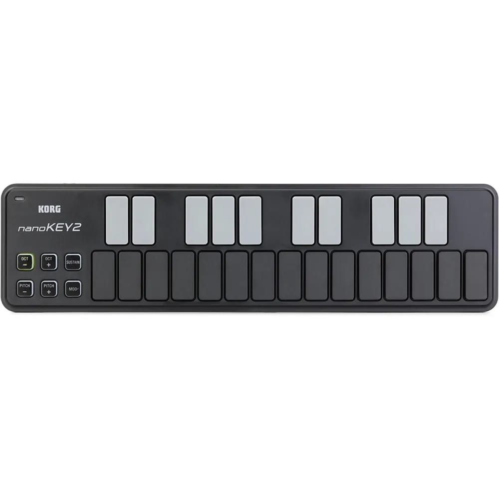 Korg nanoKEY2 – Teclado Controlador MIDI USB 25 Teclas - Blanco - Vista alternativa en LEMM DJ Store