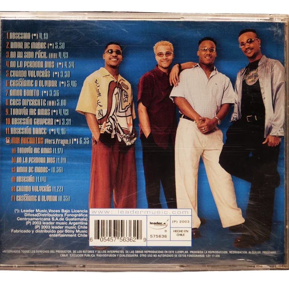 Los Dominicanos – Obsesión (CD usado VG+) - Variante - Vista alternativa en LEMM DJ Store