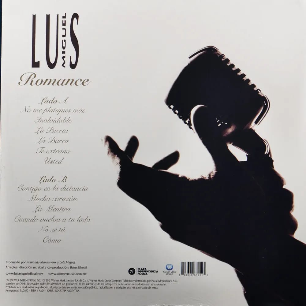 Luis Miguel - Romance (Vinilo LP nuevo) - Variante - Vista alternativa en LEMM DJ Store