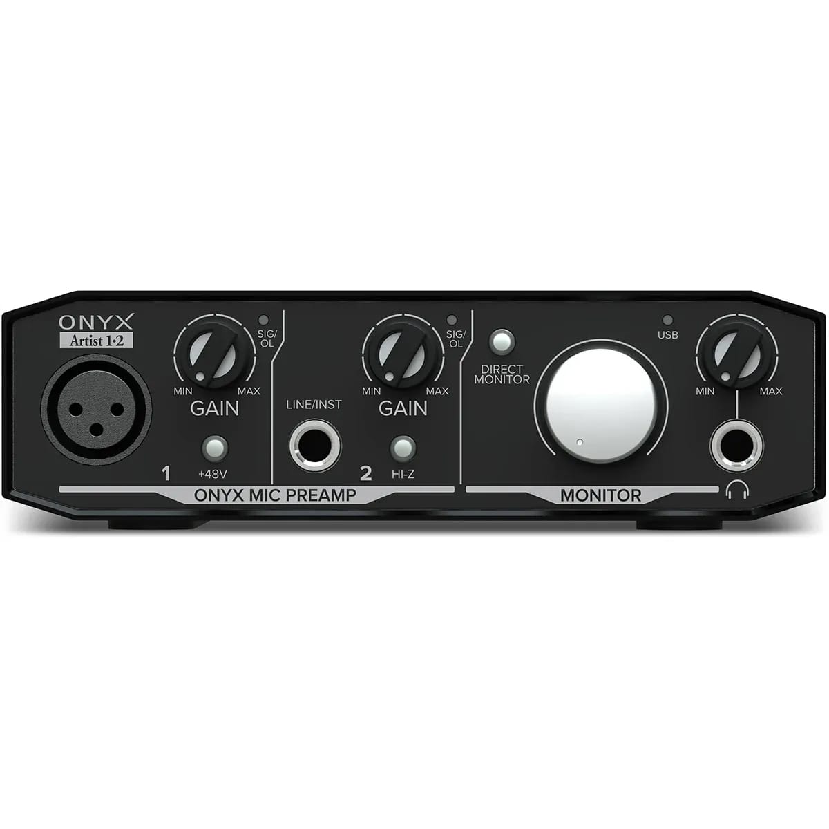 Mackie Onyx Artist 1x2 – Interface de Audio USB 24-bit/192kHz - Variante - Vista alternativa en LEMM DJ Store