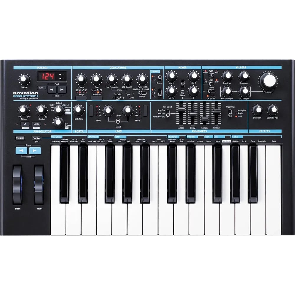Novation Bass Station II – Sintetizador Analógico Monovoz 25 Teclas - Variante - Vista alternativa en LEMM DJ Store