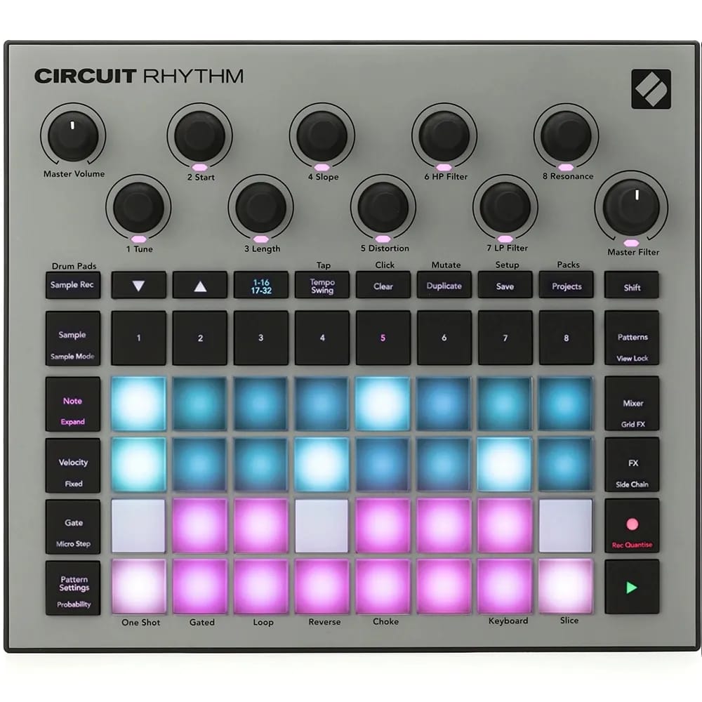 Novation Circuit Rhythm – Sampler y Groovebox Standalone con Secuenciador - Variante - Vista alternativa en LEMM DJ Store