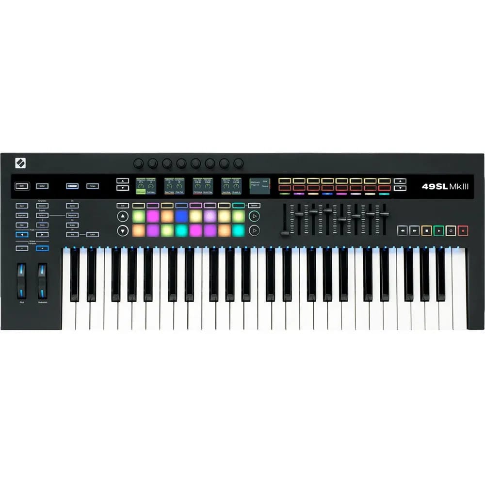 Novation SL MkIII 49 – Controlador MIDI con Secuenciador de 8 Pistas - Variante - Vista alternativa en LEMM DJ Store