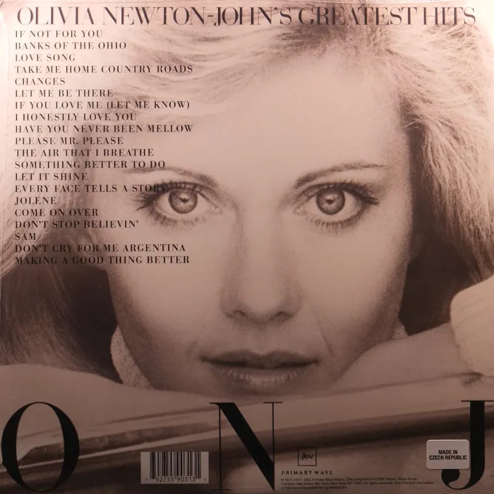 Olivia Newton-John – Greatest Hits (Vinilo 2LP 180g) - Variante - Vista alternativa en LEMM DJ Store