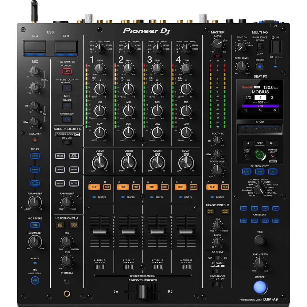 Pioneer DJ DJM-A9 – Mixer DJ Profesional 4 Canales - Variante - Vista alternativa en LEMM DJ Store