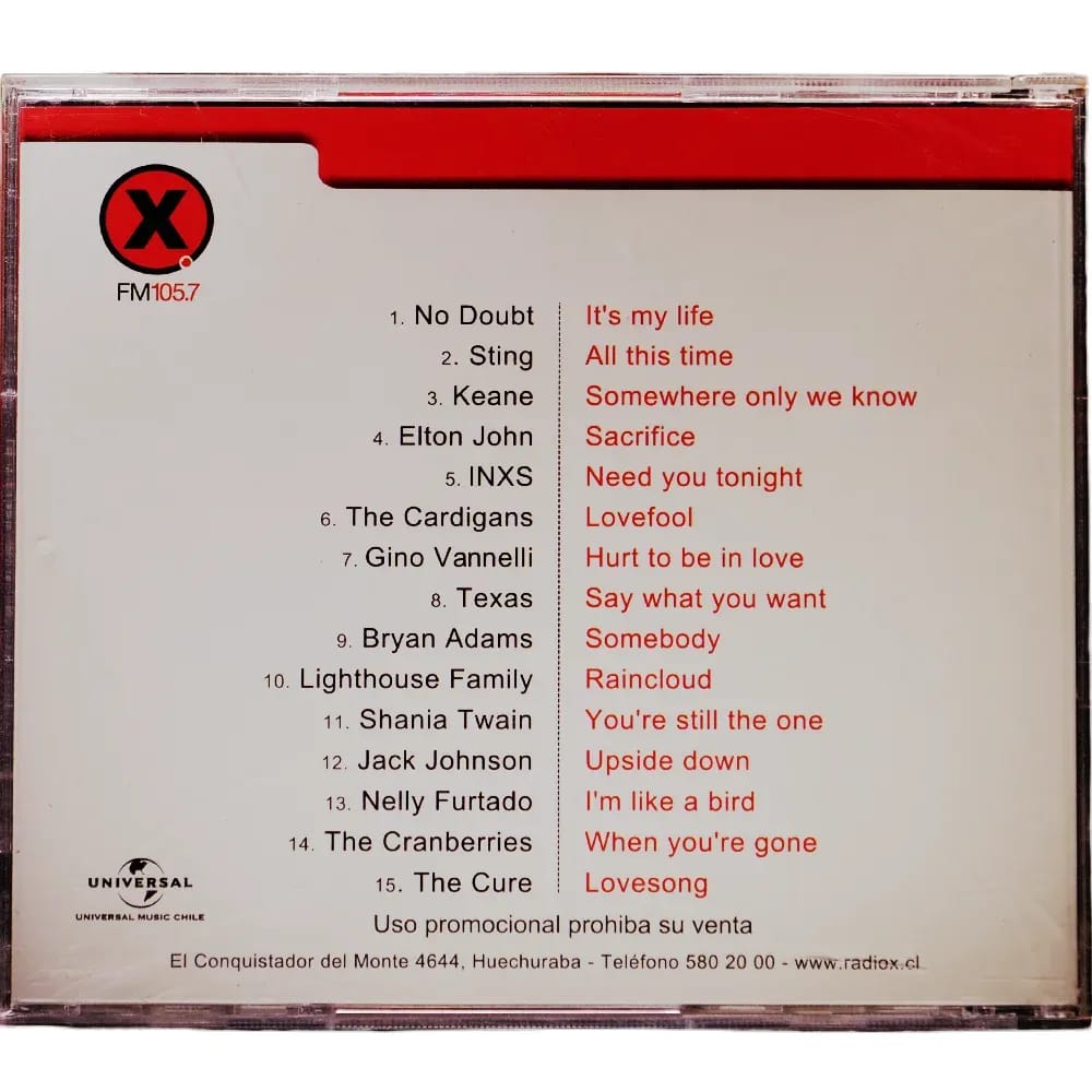 Radio X FM 105.7 – Nueva Radio (CD Compilado usado VG+) - Variante - Vista alternativa en LEMM DJ Store
