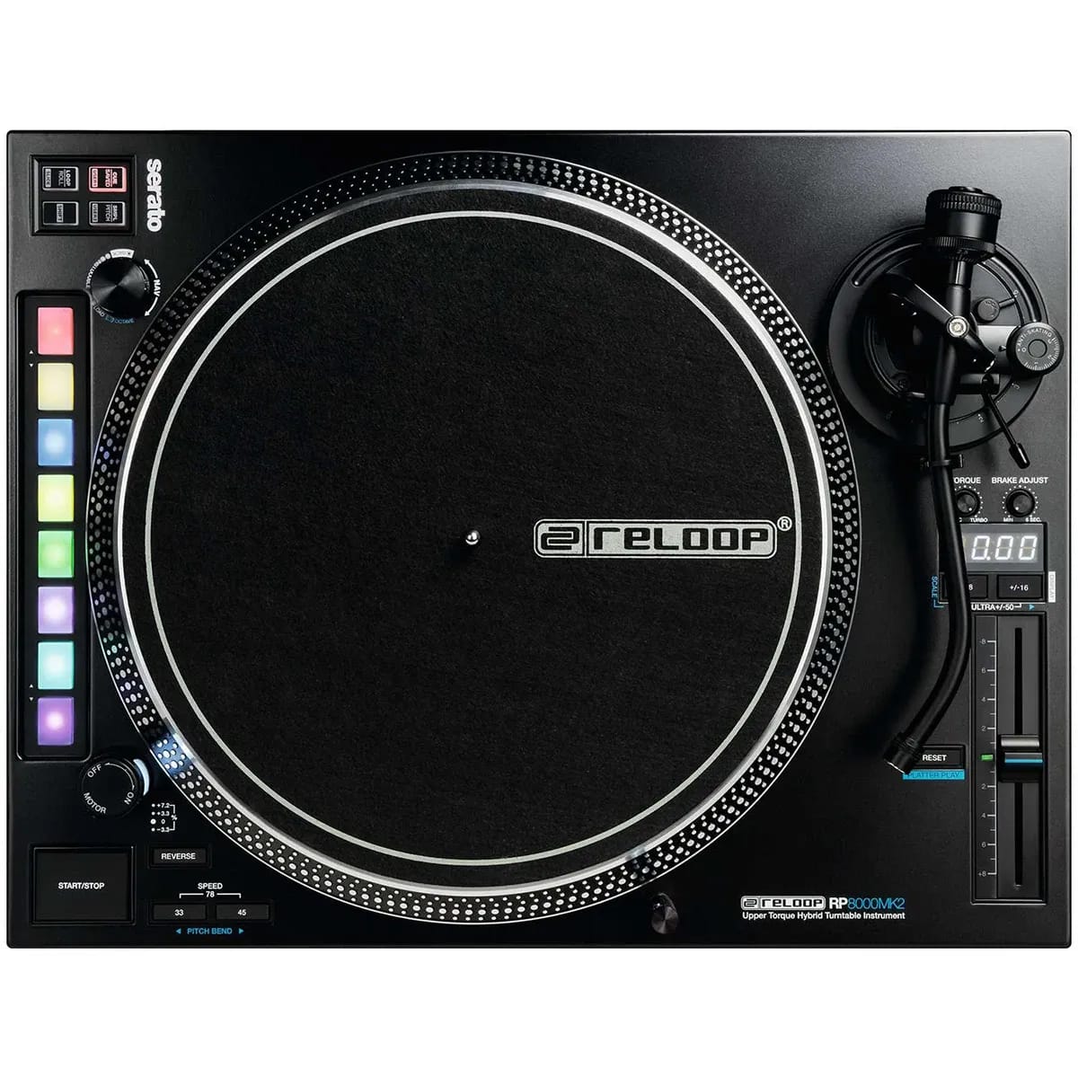 Reloop RP-8000 MK2 – Tornamesa DJ Híbrida con Pads RGB y Control DVS - Variante - Vista alternativa en LEMM DJ Store