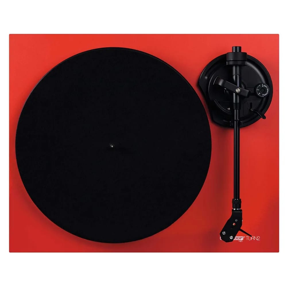 Tornamesa HiFi Reloop TURN 2 Red con cápsula Ortofon OM10 - Variante - Vista alternativa en LEMM DJ Store
