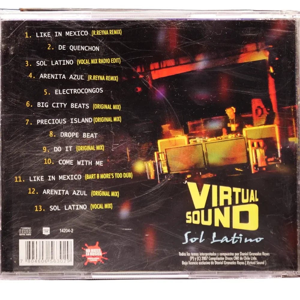 Virtual Sound – Sol Latino (CD usado VG+) - Variante - Vista alternativa en LEMM DJ Store