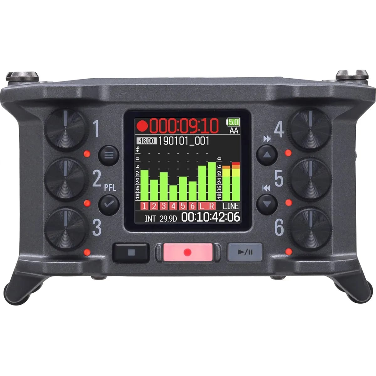 Zoom F6 – Grabadora de Campo Multipistas 6 Entradas / 14 Pistas con 32-bit Float - Variante - Vista alternativa en LEMM DJ St