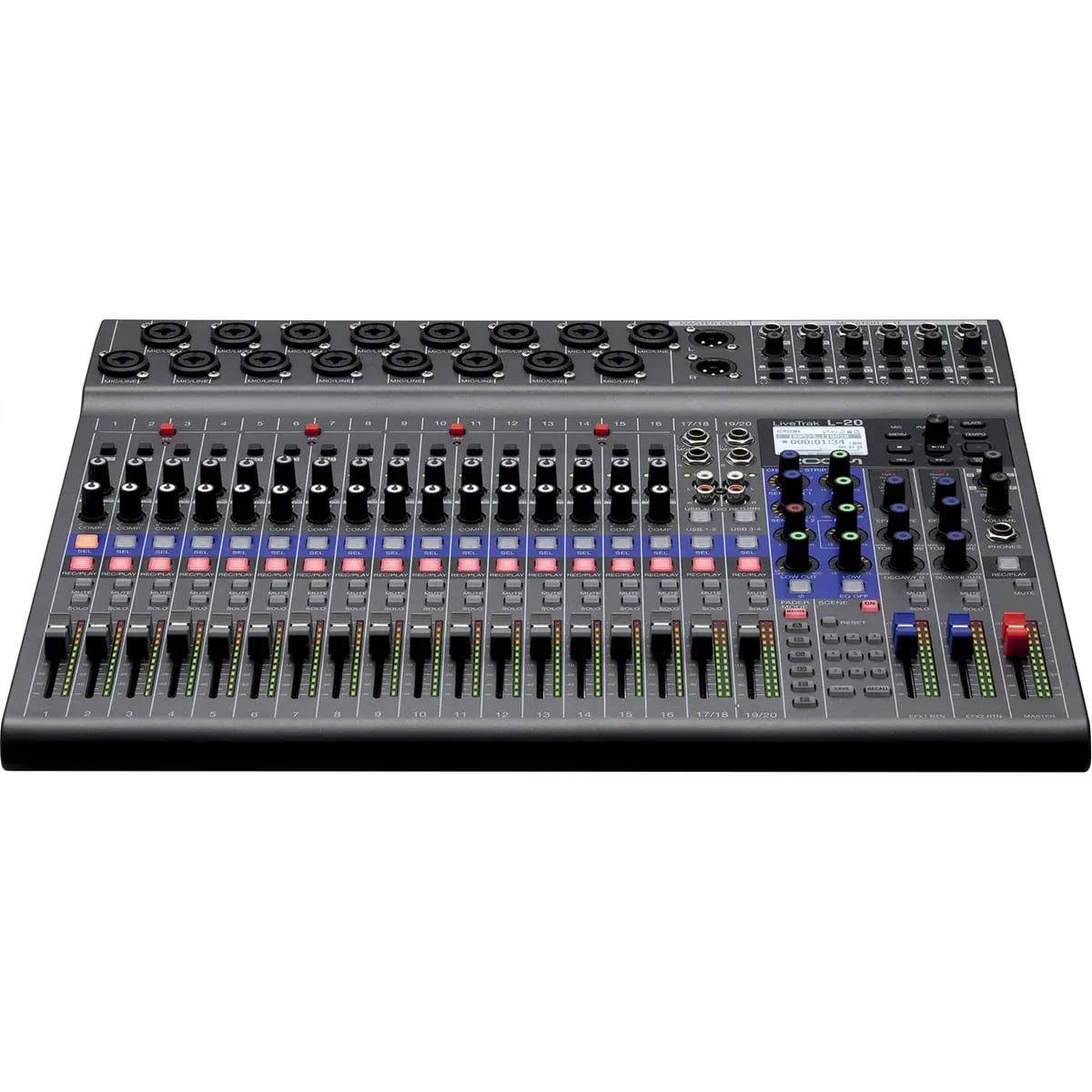 Zoom LiveTrak L-20 – Mesa de Sonido Digital 20 Canales con Grabación Multipista - Variante - Vista alternativa en LEMM DJ Sto