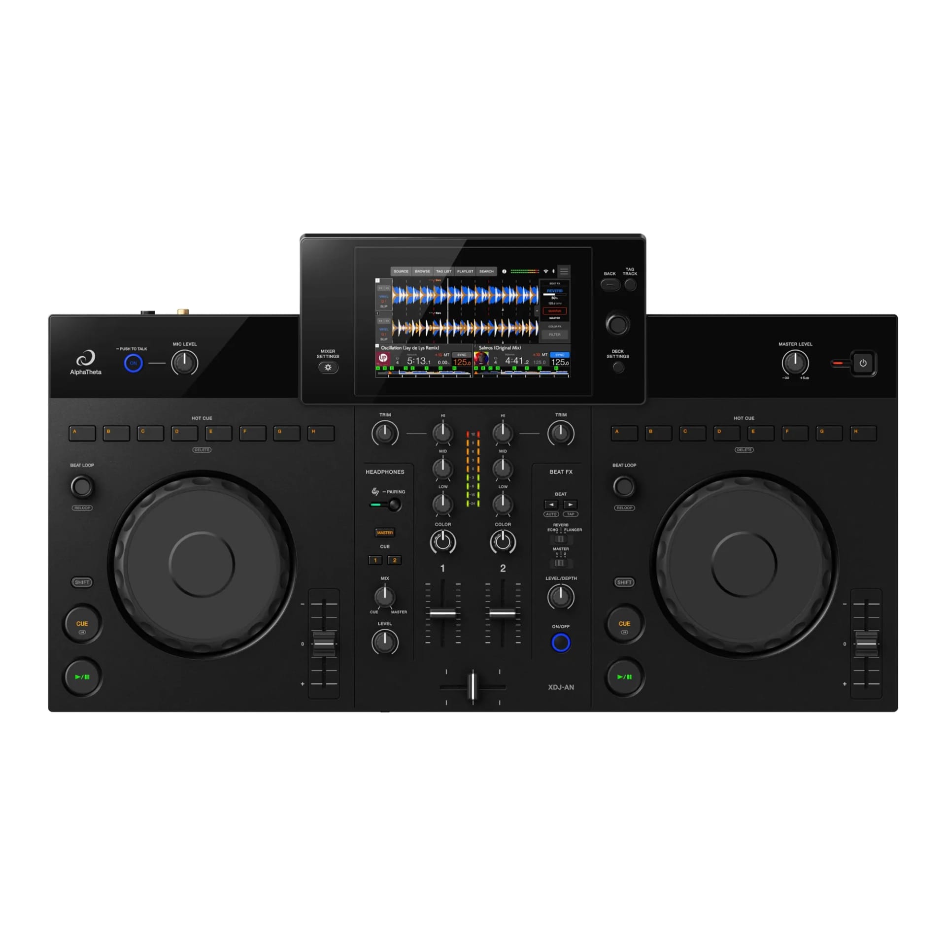 AlphaTheta XDJ-AN – Sistema DJ Todo en Uno 2 Canales con WiFi y Streaming - Variante - Vista alternativa en LEMM DJ Store