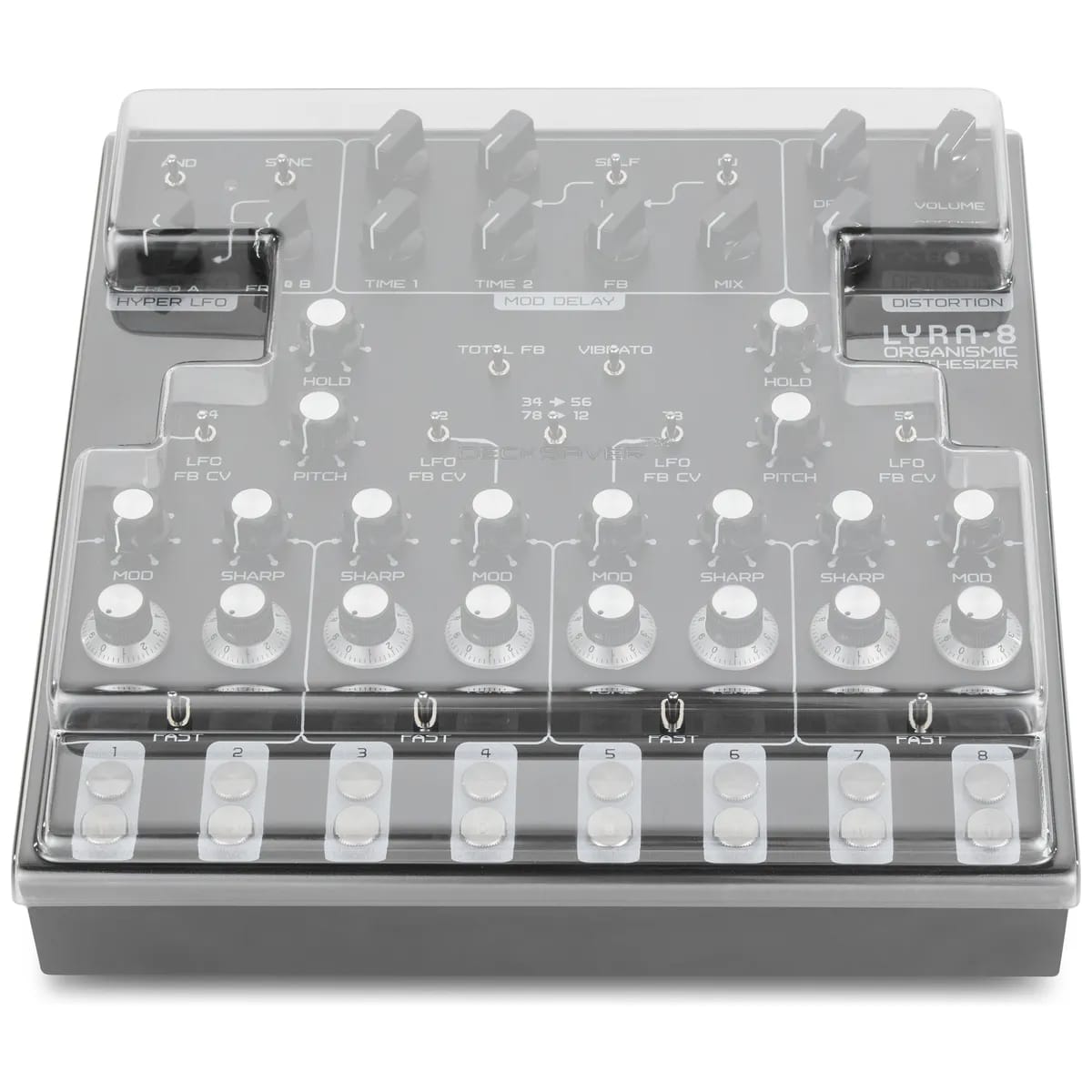 Decksaver – Tapa Protectora para SOMA Laboratory LYRA-8 - Variante - Vista alternativa en LEMM DJ Store