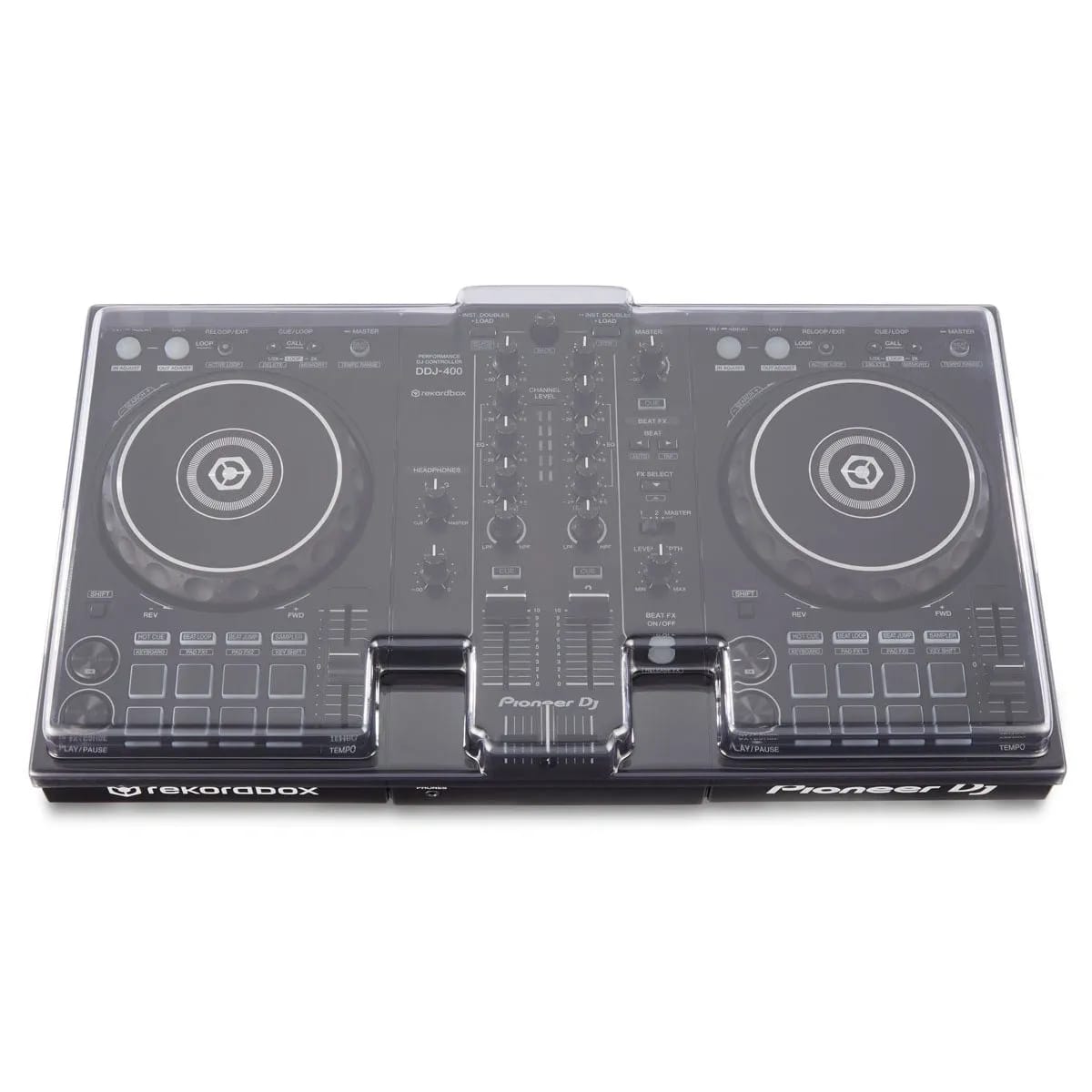 Decksaver – Tapa Protectora Pioneer DDJ-400 Light Edition - Variante - Vista alternativa en LEMM DJ Store