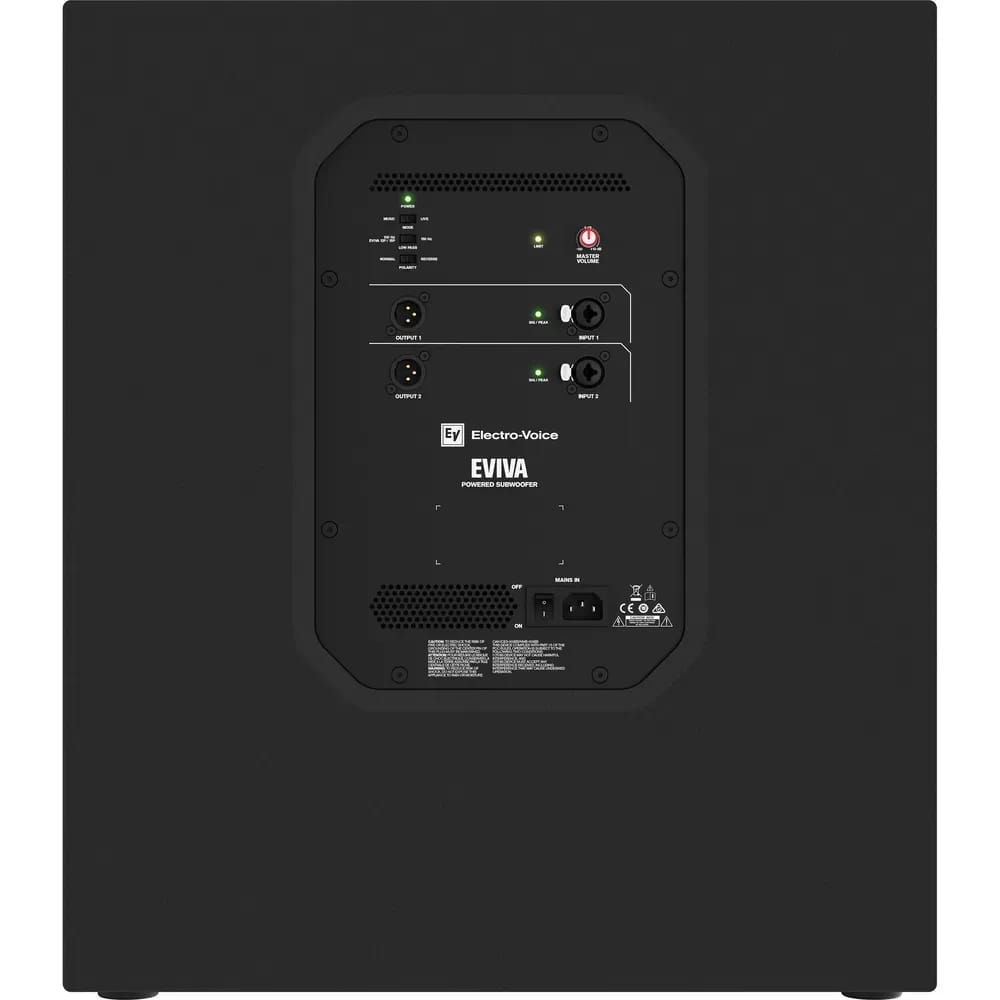 Electro-Voice EVIVA 18SP – Subwoofer activo de 18" con 1000W para tops EVIVA 12P/15P - Variante - Vista alternativa en LEMM D