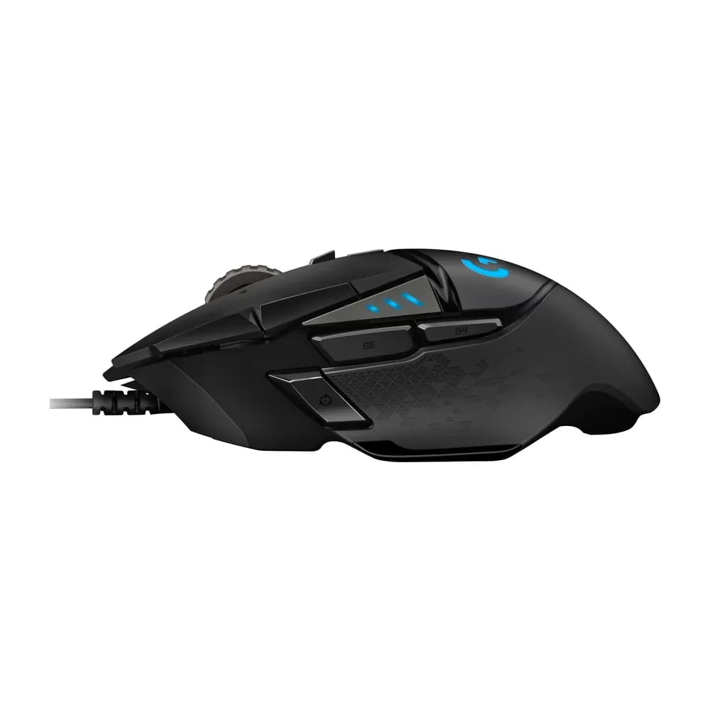 Logitech G502 HERO – Mouse Gamer de 11 Botones y 25.600 DPI - Negro - Vista alternativa en LEMM DJ Store