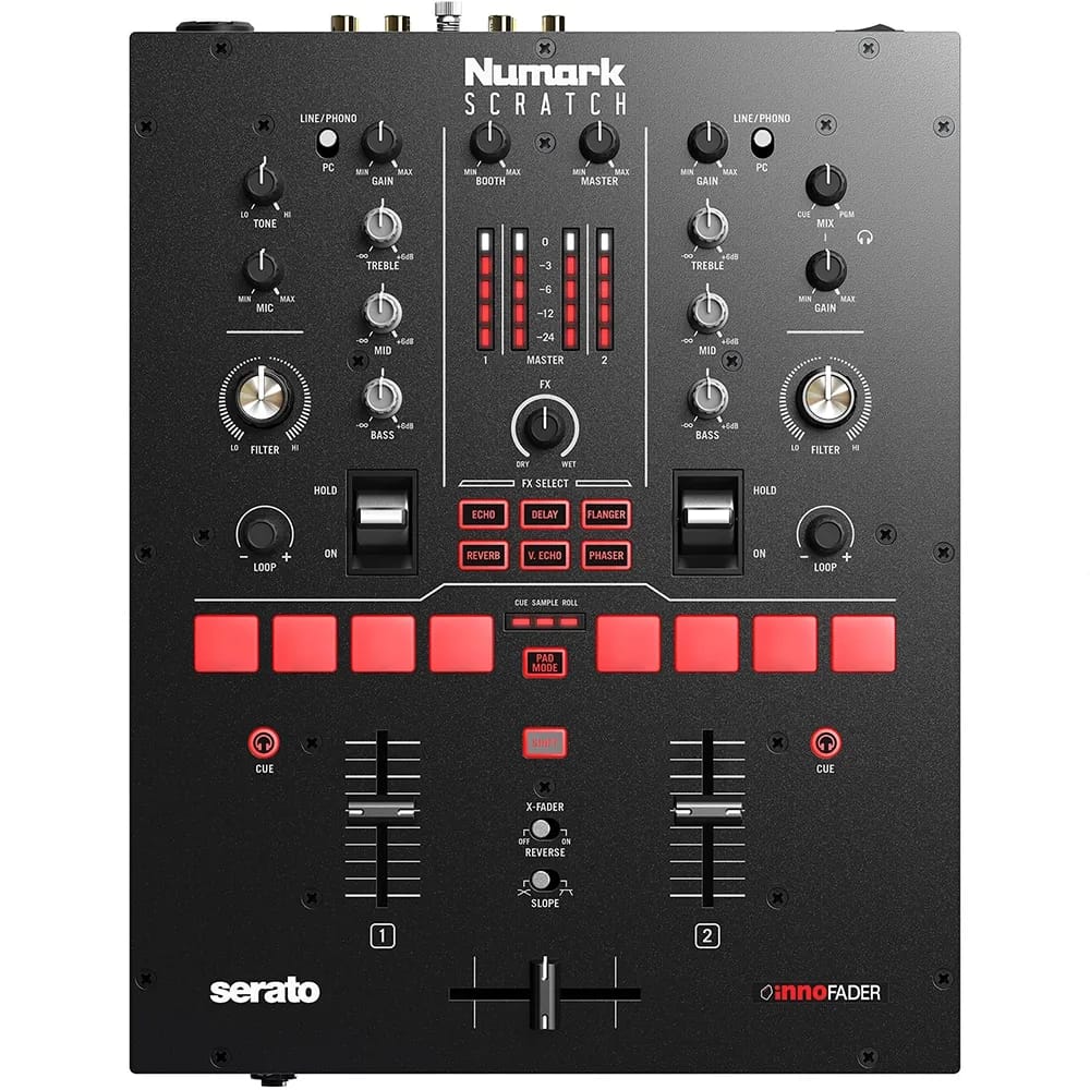 Numark Scratch – Mixer DJ de 2 canales para Serato DJ Pro con DVS - Variante - Vista alternativa en LEMM DJ Store