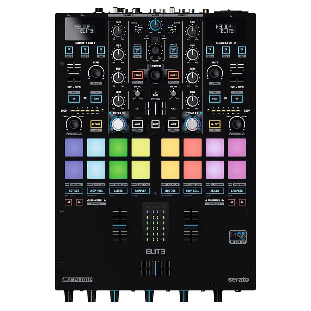 Reloop Elite – Mixer DJ DVS Profesional para Serato DJ Pro - Variante - Vista alternativa en LEMM DJ Store