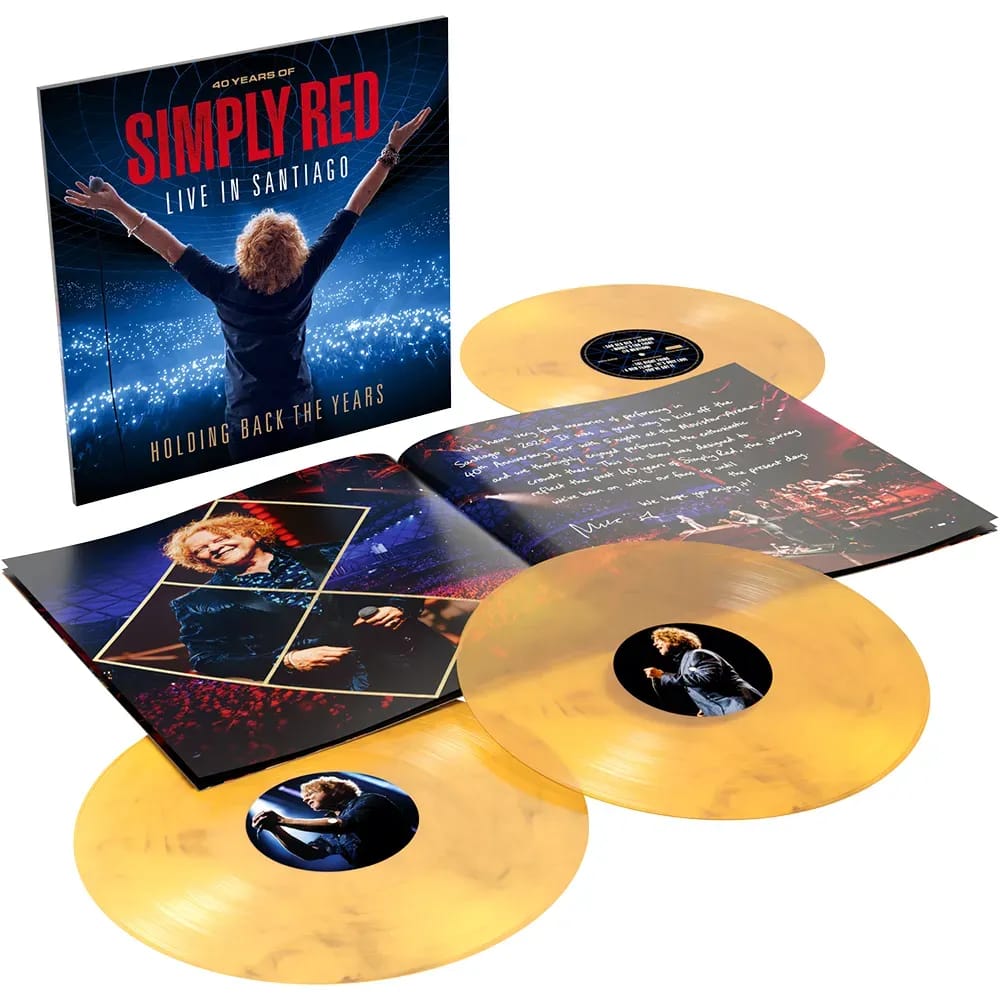 Simply Red – Holding Back the Years: Live In Santiago (3LP, Holanda, Edición Limitada Numerada) — Pre-Venta - Variante - Vist
