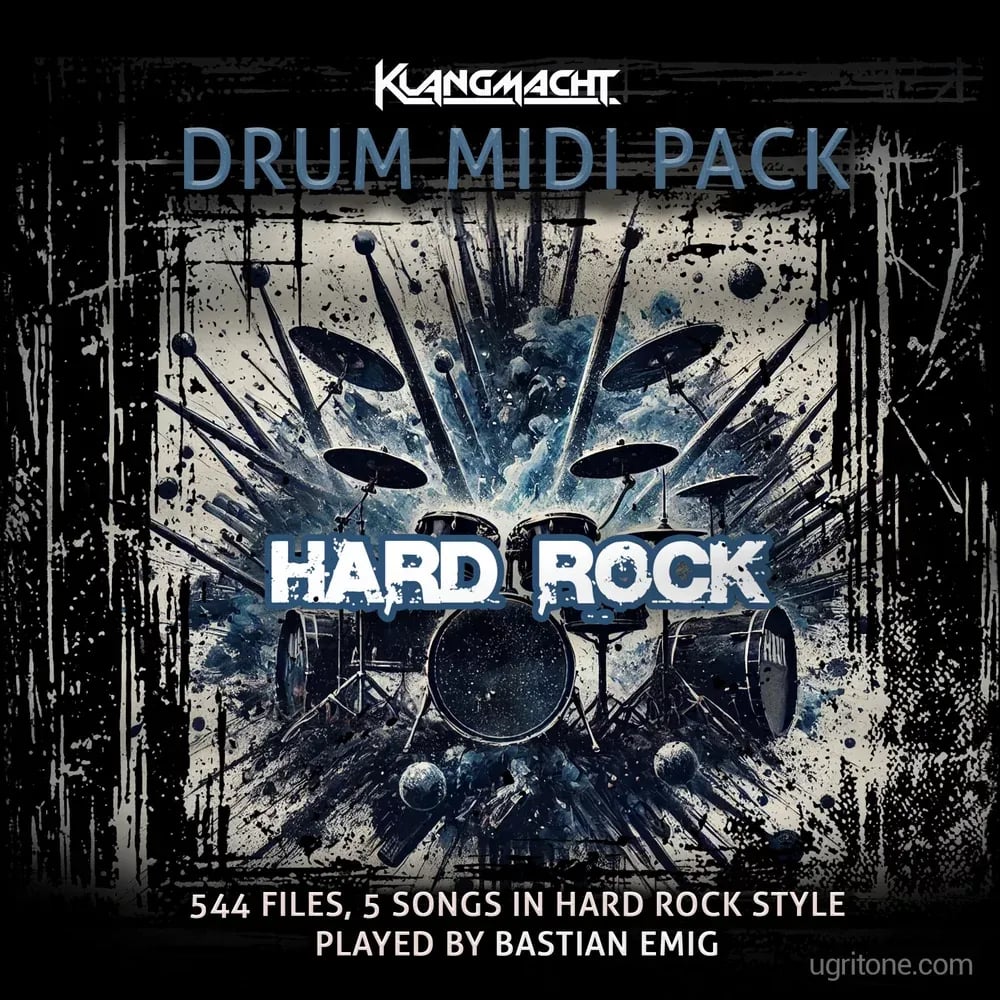 Klangmacht Drum MIDI Pack Hard Rock – Grooves MIDI de Batería (Descarga Digital) - Variante en LEMM DJ Store