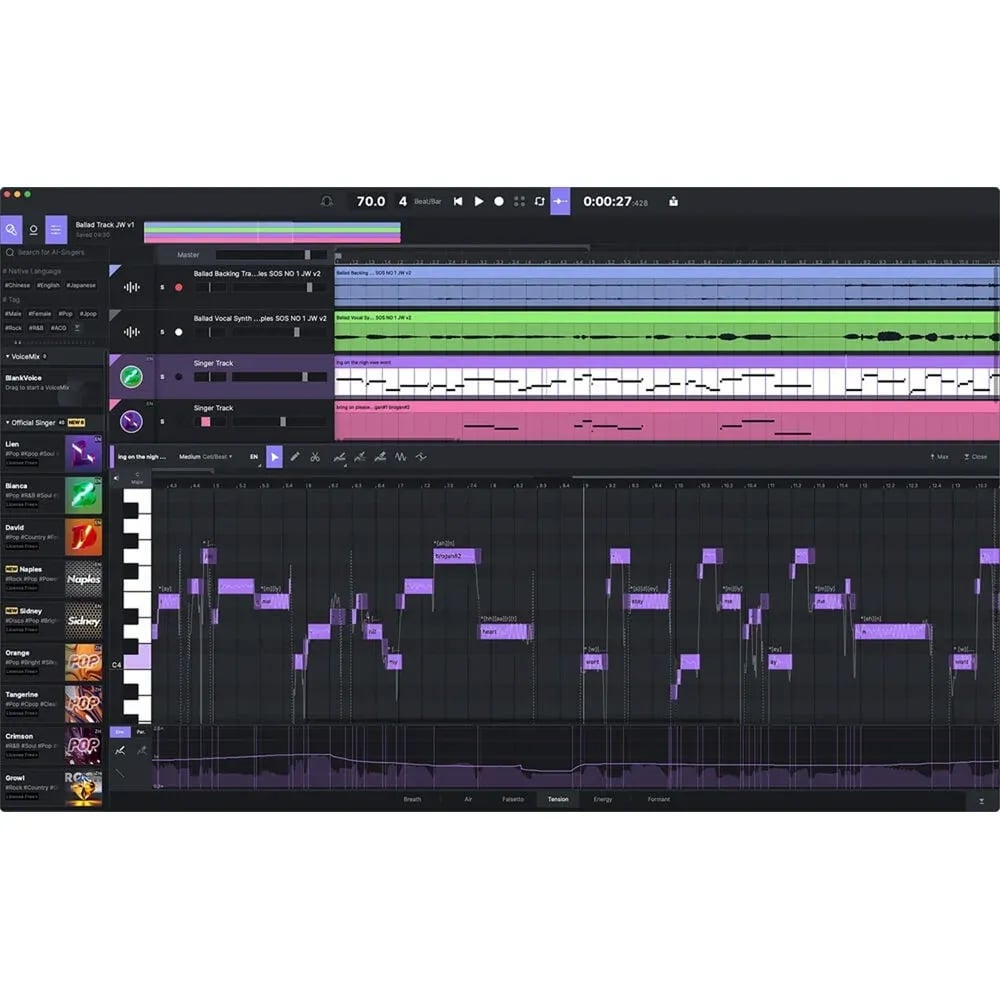 ACE Studio Artist Pro 2.0 – Software de Producción Musical con IA (Licencia Lifetime) (Descarga Digital) - Variante en LEMM D