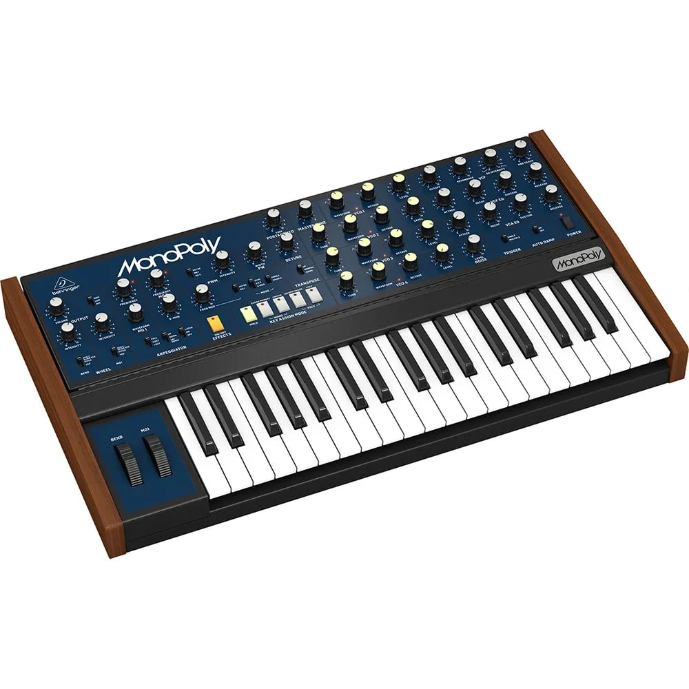 Behringer MonoPoly Sintetizador Analógico 4 Voces - Variante en LEMM DJ Store