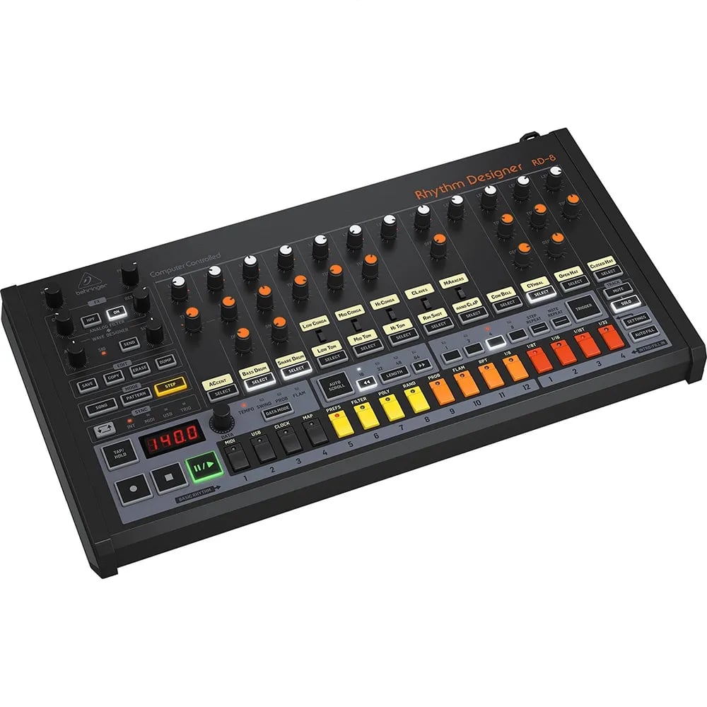 Behringer Rhythm Designer RD-8 MK2 – Caja de Ritmos Analógica - Variante en LEMM DJ Store