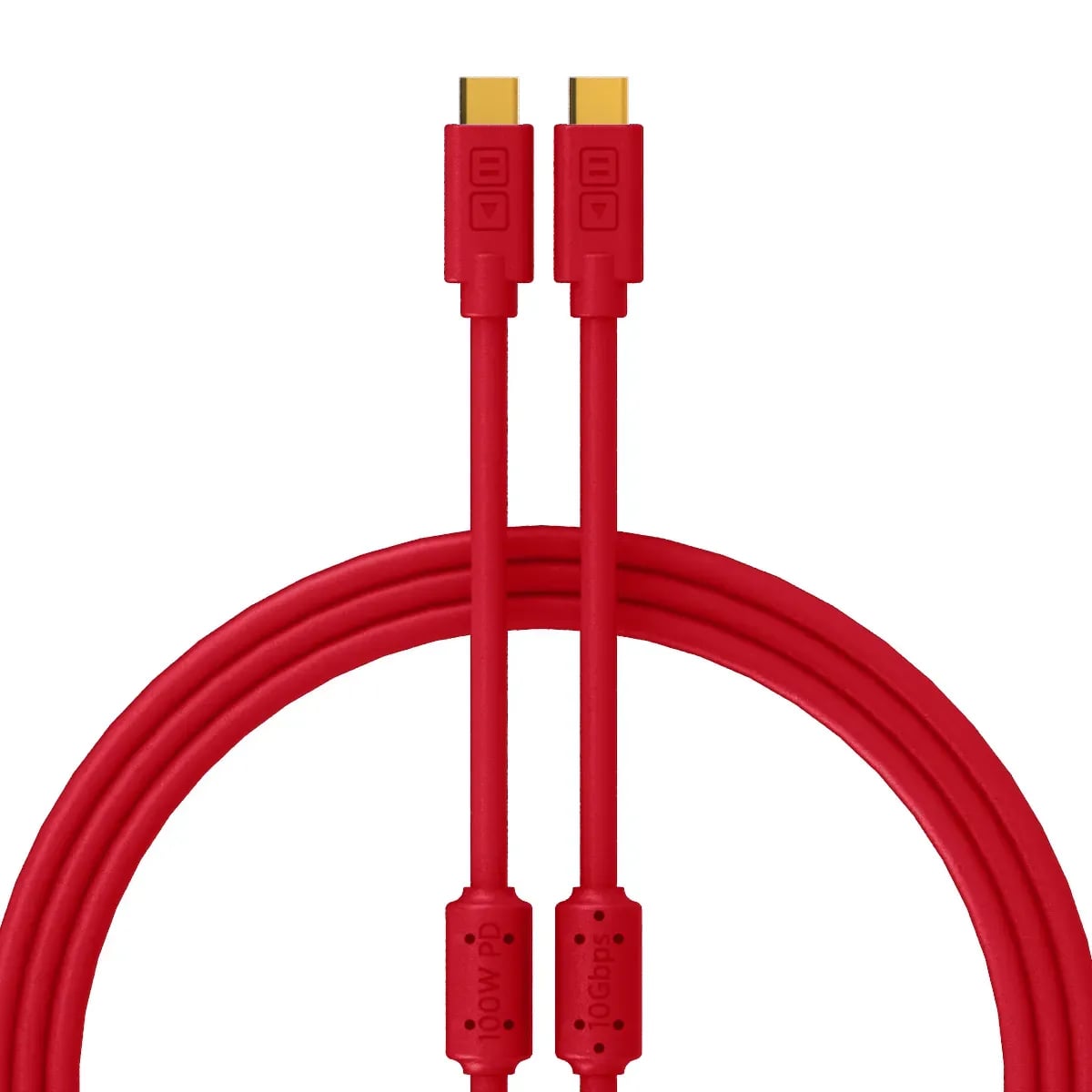 DJ TechTools Chroma Cable USB-C to C – Cable USB 3.2 para DJ y Audio - Rojo 1 metros en LEMM DJ Store