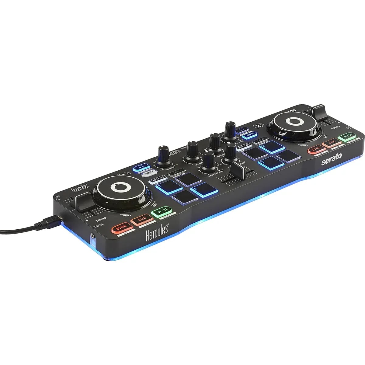 Hercules DJControl Starlight – Controlador DJ Compacto con Serato DJ Lite - Variante en LEMM DJ Store