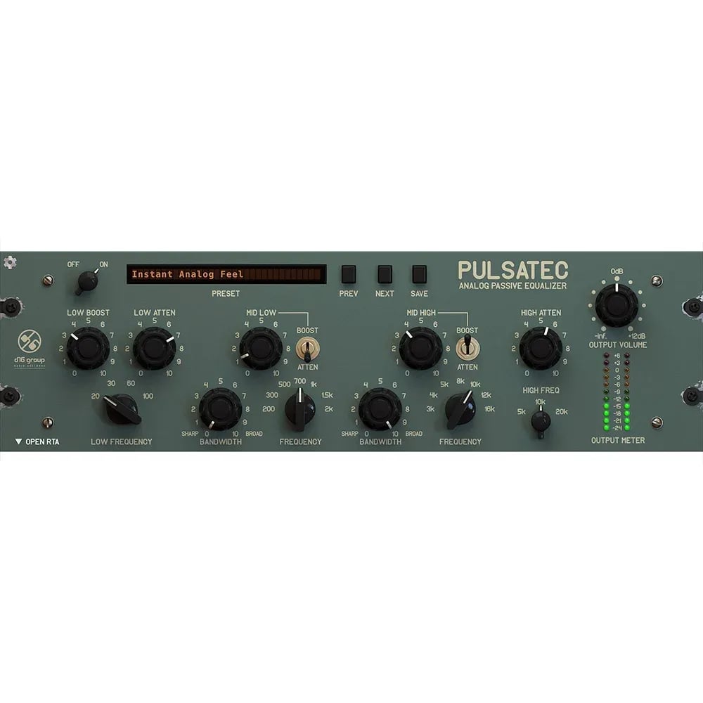 D16 Group Pulsatec – Plug-in Ecualizador Pasivo Analógico (Descarga Digital) - Variante en LEMM DJ Store