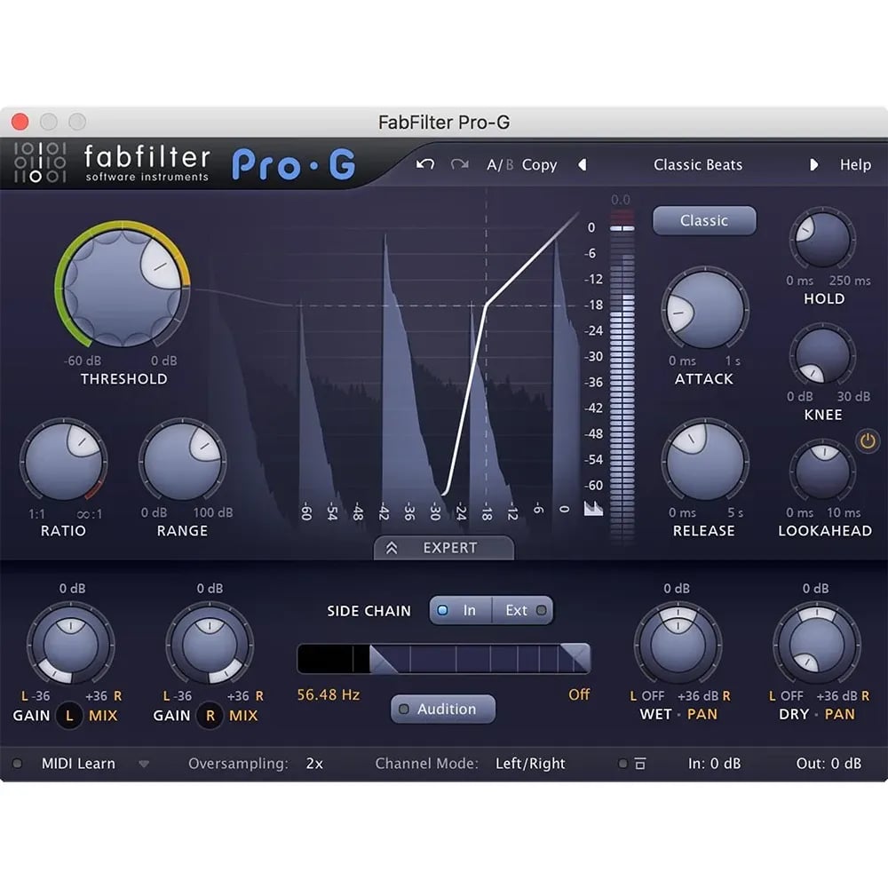 FabFilter Pro-G – Plug-in Puerta y Expansor para Producción (Descarga Digital) - Variante en LEMM DJ Store