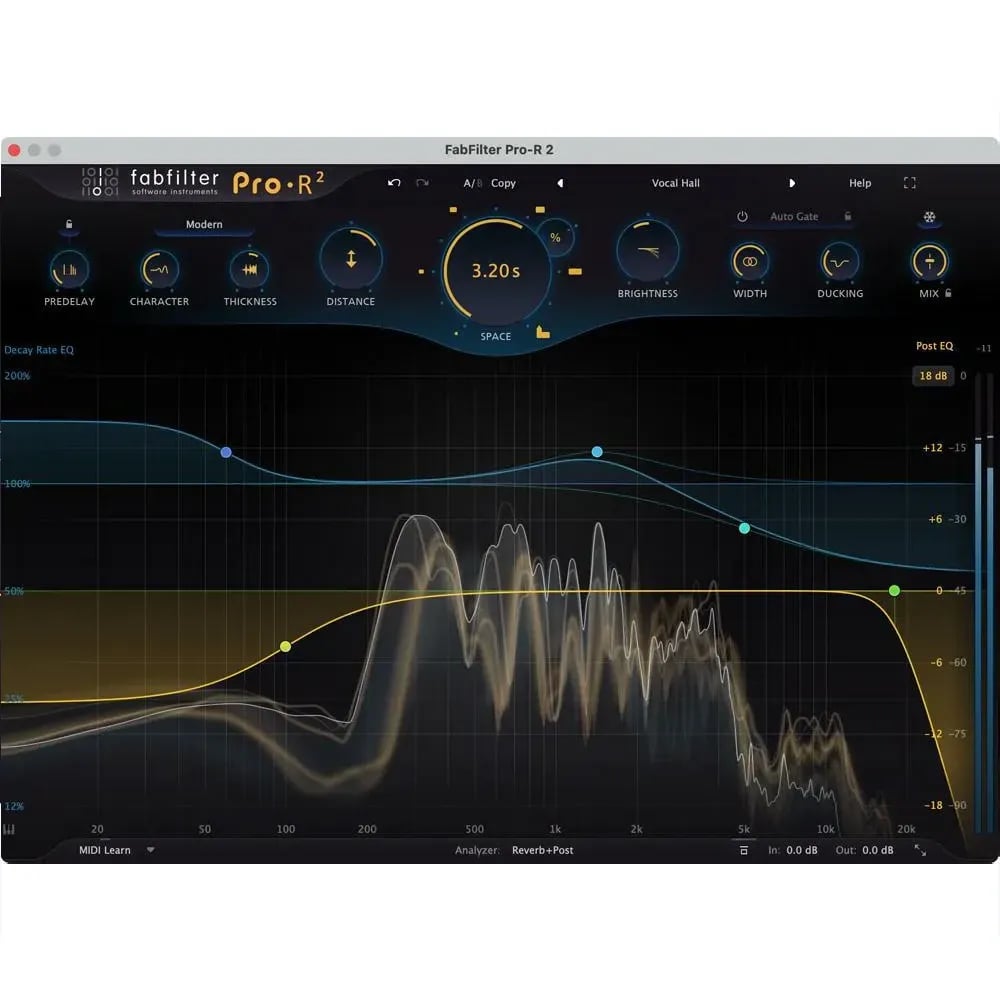 FabFilter Pro-R 2 – Plug-in de Reverb para Producción Musical (Descarga Digital) - Variante en LEMM DJ Store
