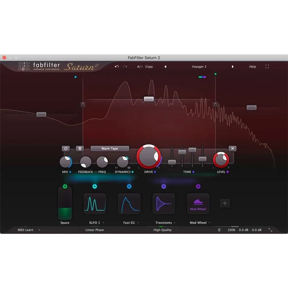FabFilter Saturn 2 – Plug-in de Saturación y Distorsión (Descarga Digital) - Variante en LEMM DJ Store
