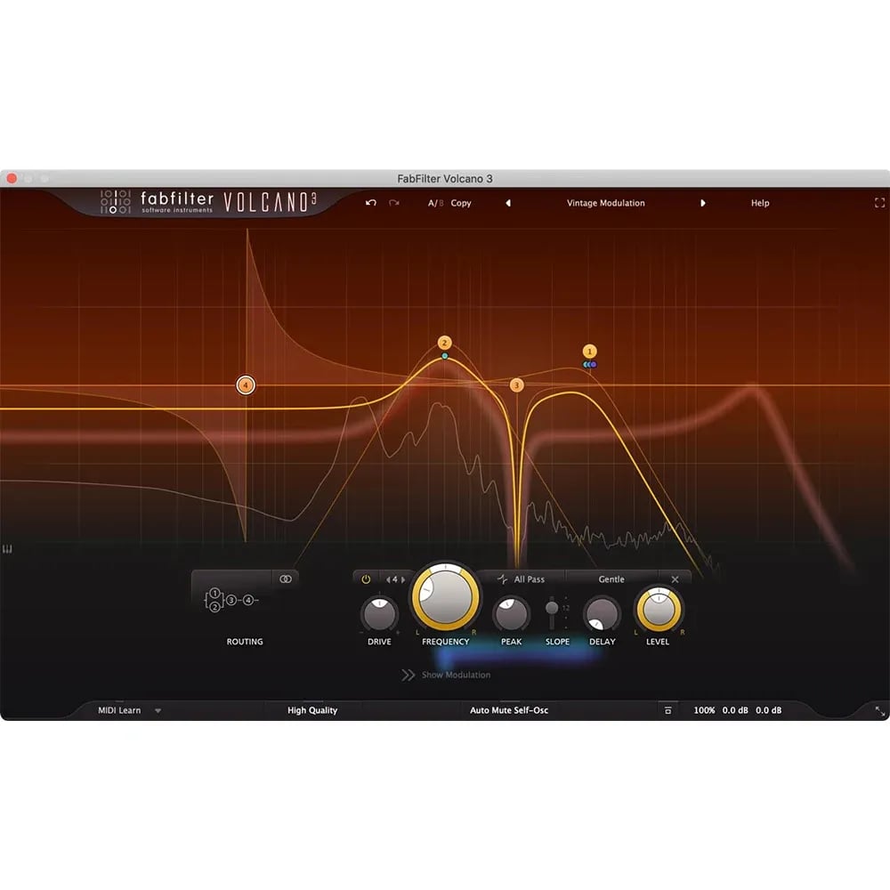 FabFilter Volcano 3 – Plug-in de Filtro con Efectos para DAW (Descarga Digital) - Variante en LEMM DJ Store