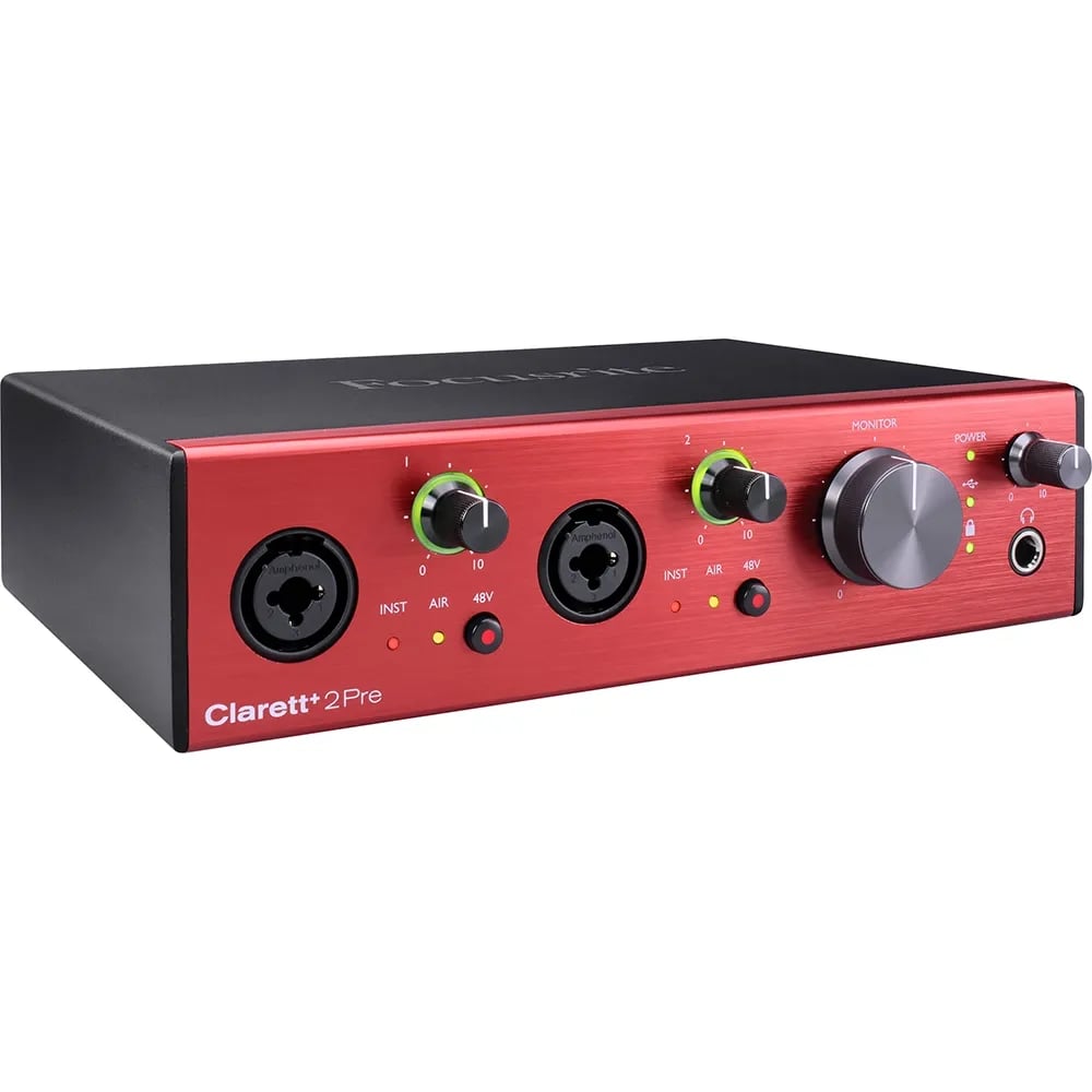 Focusrite Clarett+ 2Pre USB-C Interfaz de Audio - Variante en LEMM DJ Store