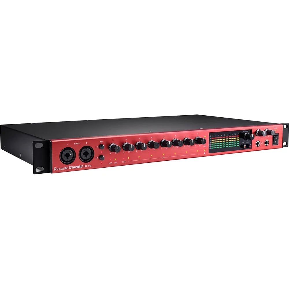 Focusrite Clarett+ 8Pre – Interfaz de Audio USB-C 8 Entradas - Variante en LEMM DJ Store