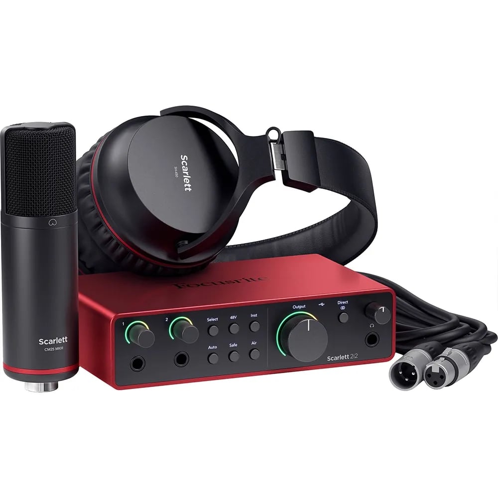 Focusrite Scarlett 2i2 Studio 4th Gen – Pack Home Studio Completo - Variante en LEMM DJ Store