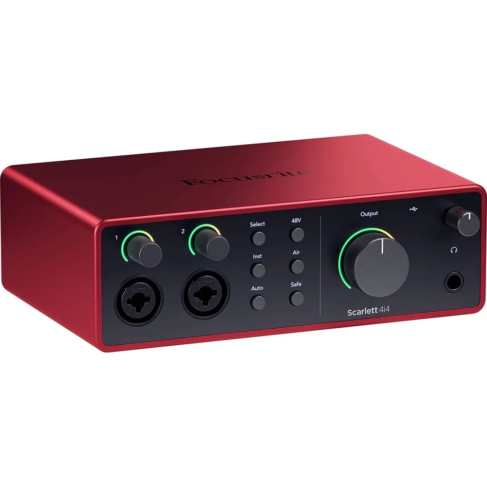 Focusrite Scarlett 4i4 4th Gen — Interfaz de Audio USB C - Variante en LEMM DJ Store