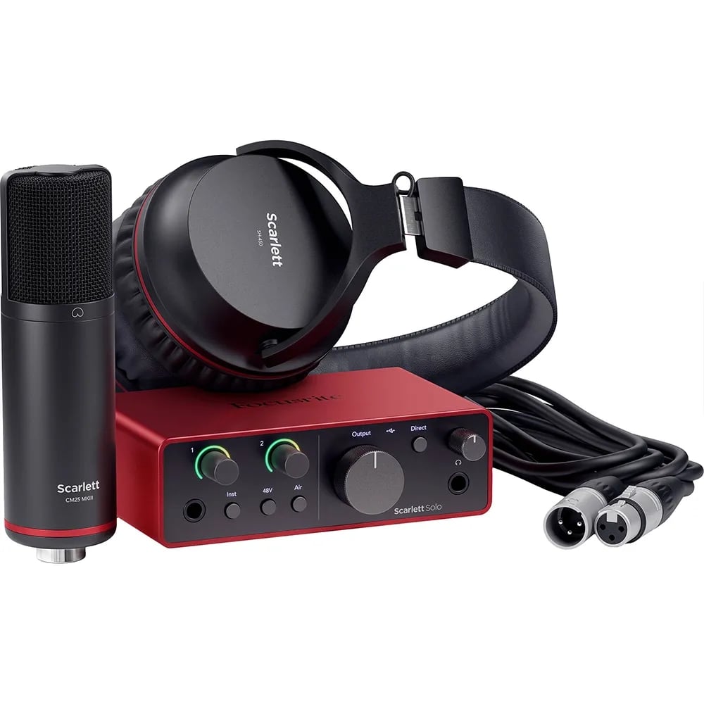 Focusrite Scarlett Solo Studio 4th Gen – Bundle Home Studio - Variante en LEMM DJ Store